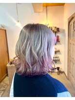 ロッソ ヘアアンドスパ 北千住店(Rosso Hair&SPA) デザインカラーボブ【北千住】