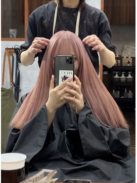 シールドヘアー 沖縄 新都心(C'LD Hair) ピンクベージュ/那覇美容室/おもろまち美容室