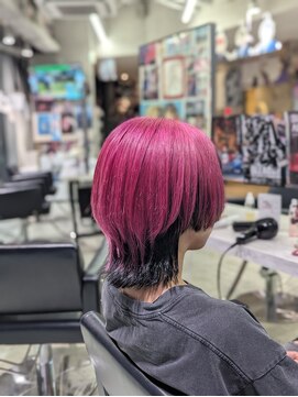 トーキョー オタクヘアー(TOKYO OTAKU HAIR) にじさんじ 倉持めると/推しカラー/インナーカラー/ピンク/黒