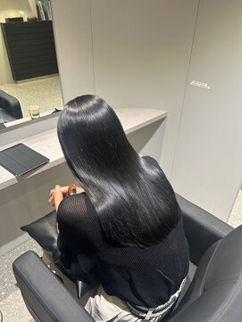 モク 神楽坂(mok) 地毛風！ブルーブラック♪♪