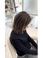 キャパ(CAPA)&nbsp;デザインカラーフェイスフレーミング暗めカラーグランマッシュ15