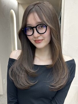 オズ 郡山駅前店(OZ) 大人可愛いベージュレイヤーロブ