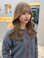 アロ 大阪梅田(alo)&nbsp;【momoa】ミルクティーベージュ《ブリーチ/大阪梅田》