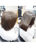 ヘアテリア リュウ 大塚(hair teria ryu) 縮毛矯正/髪質改善縮毛矯正/前髪縮毛矯正/表面ハーフ矯正