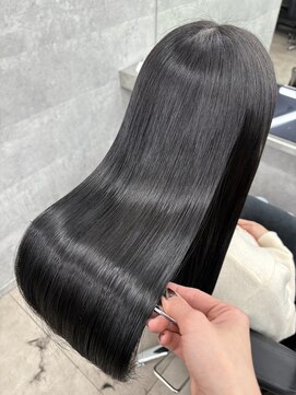 シンシア 新宿(CYNTHIA) 【CYNTHIA/原島】髪質改善/ブルーブラック/ダークグレージュ