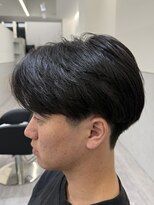 ビカムメンズヘアー 栄店(become men's hair)&nbsp;ナチュラルセンターパート/毛流れ/ニュアンスパーマ