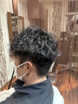 クリエイティブヘアーエィス(creative hair Ace)&nbsp;MEN’S HAIR/サーフカール/刈り上げセンターパート/登米市