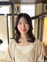 在り家 別邸(bettei) 《在り家 別邸》ミディアムヘア×ブリーチ無しオリーブベージュ