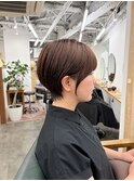 上品ショートボブ/コンパクトショート/丸みショート