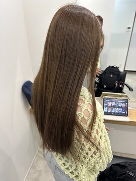 ゴートゥデイ 札幌Nix店(GO TODAY) ブリーチなしヘーゼルベージュ