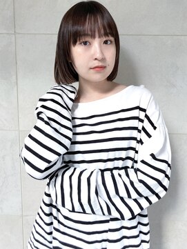 サーカス バイ ビュートリアム 青山(CIRCUS by BEAUTRIUM) 30代40代　大人可愛い　ボブ　切りっぱなしボブ　ミニボブ　小顔