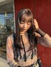 【色持ちアップ】カット+カラー+デトックストリートメント ¥14500