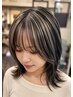 【尾崎限定】カット+ハイライトカラー+トリートメント ¥18370→¥12000