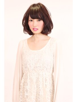 ピースオブヘアー(PEACE of hair) ダークトーンふんわりボブ