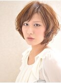 大人かわいい/西宮/小顔/ハンサムショート/きりっぱなしボブ