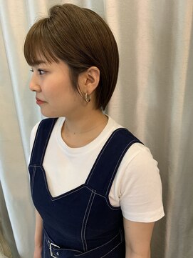 ジルバイジアン(JILL by GIEN) 伸ばしかけショート ブランジュ ワイドバング 安田紗莉奈