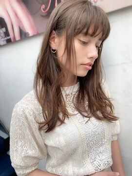 マリアバイアフロート(Maria by AFLOAT) 大人かわいいブランジュロング 束感ハイライト