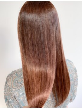 リンクバイアーバン(link by urban.) 【link.】髪質改善ナチュラルストレート　ピンクベージュ 小川