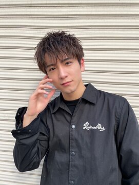 ツーダブルバイフィフス 西梅田店(WW.. by fifth) ツイストスパイラルパーマメンズパーマツイストパーマウルフ梅田