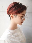 大人可愛い20代30代40代黒髪前下がりショートボブ丸みショート◎