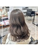 【市川諒】艶milkgray beige☆