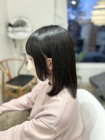 ヘアーデェカラー(hair de KOLOR) 【つくば】姫カット×ミディアムヘア10代20代30代