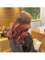 ジールサロン つくば本店&nbsp;ピンクグラデーションカラー