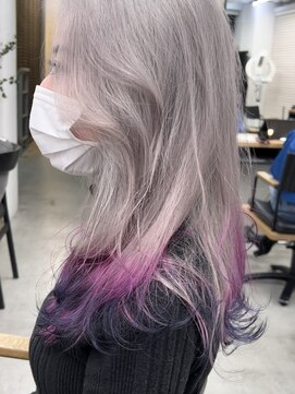 キラ 原宿(KILLA) 韓国前髪/マチルダボブ/ピンクベージュ/インナーグレージュ