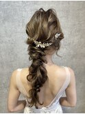 ヘアセット/ヘアアレンジ/ヘアメイク/ハーフアップ/前髪カット