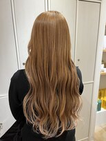 アマレット(Amaretto) 【ミルクティーベージュ×ゆる巻きロング】