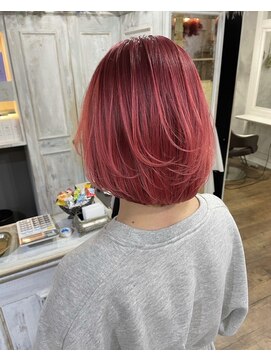 ヘア ラボ ニコ 藤沢店(hair Labo nico...) チェリーピンク
