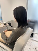 エレノア 池袋店(Eleanor)&nbsp;透明感カラー/ぷつボブ/艶髪/ダークグレージュ