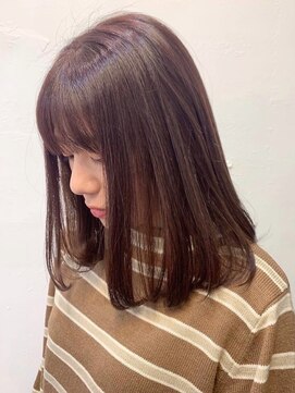 シエルバイアフロート(ciel by afloat) 〇ピンクラベンダー ブリーチなし 艶カラー