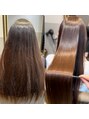 ベルヘアーラグゼ(Bell hair Luxe) 癖、ダメージなどの原因を見極めて適正なアプローチをします