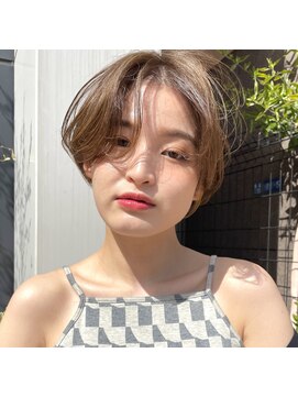 サンドエス 銀座(sand S) 大人可愛いショートボブハイライト似合わせカット