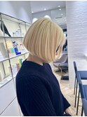 抜きっぱなしbob 金髪ボブ
