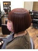 LaCoupeBUN/ボブ/ボルドー/髪質改善