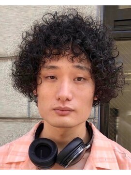 ナループロアオハナ(Nalu pu loa ohana) メンズボブアフロハードパーマボブパーマ