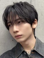 韓国マッシュセンターパートニュアンスパーマダウンパーマカルマ