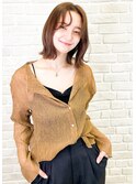 20代30代40代ナチュラルモテ髪ヘア小顔ミディアムレイヤー