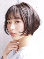 インセプション 銀座(INCEPTION) 切りっぱなしショート・ボブ/絶壁解消/前髪あり/30代/40代/面長