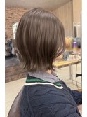 ヘーゼルベージュブリーチなしダブルカラー10代20代
