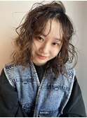 ゆるふわパーマ× ミディアム