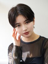 ソワネ 表参道(soigne)&nbsp;青山白髪ぼかしハンサムショートウルフベージュアッシュ30代40代