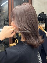 ソルトウォーター(SALT WATER) ラベンダーグレージュ/秋カラー/ブリーチなしダブルカラー恵比寿