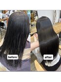 美髪矯正/髪質改善/ナチュラルストレート/艶髪/トリートメント