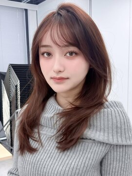 アグ ヘアー アシリ 千歳長都店(Agu hair asir) 《Agu hair》ブラウンレイヤー×numberA.アルガモイストオイル