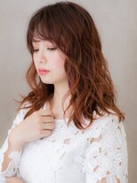 カバーヘアアンドスパ ブリス 浦和(COVER HAIR&SPA bliss)&nbsp;チェリーレッド大人ガーリーエアウェーブパーマX浦和20代30代
