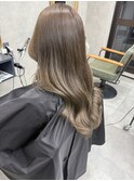 バレイヤージュ、ハイライト、レイヤーロング、キッズカット