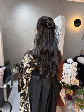 ウニュ(unu.) 卒業式ヘアセット、着付け、袴